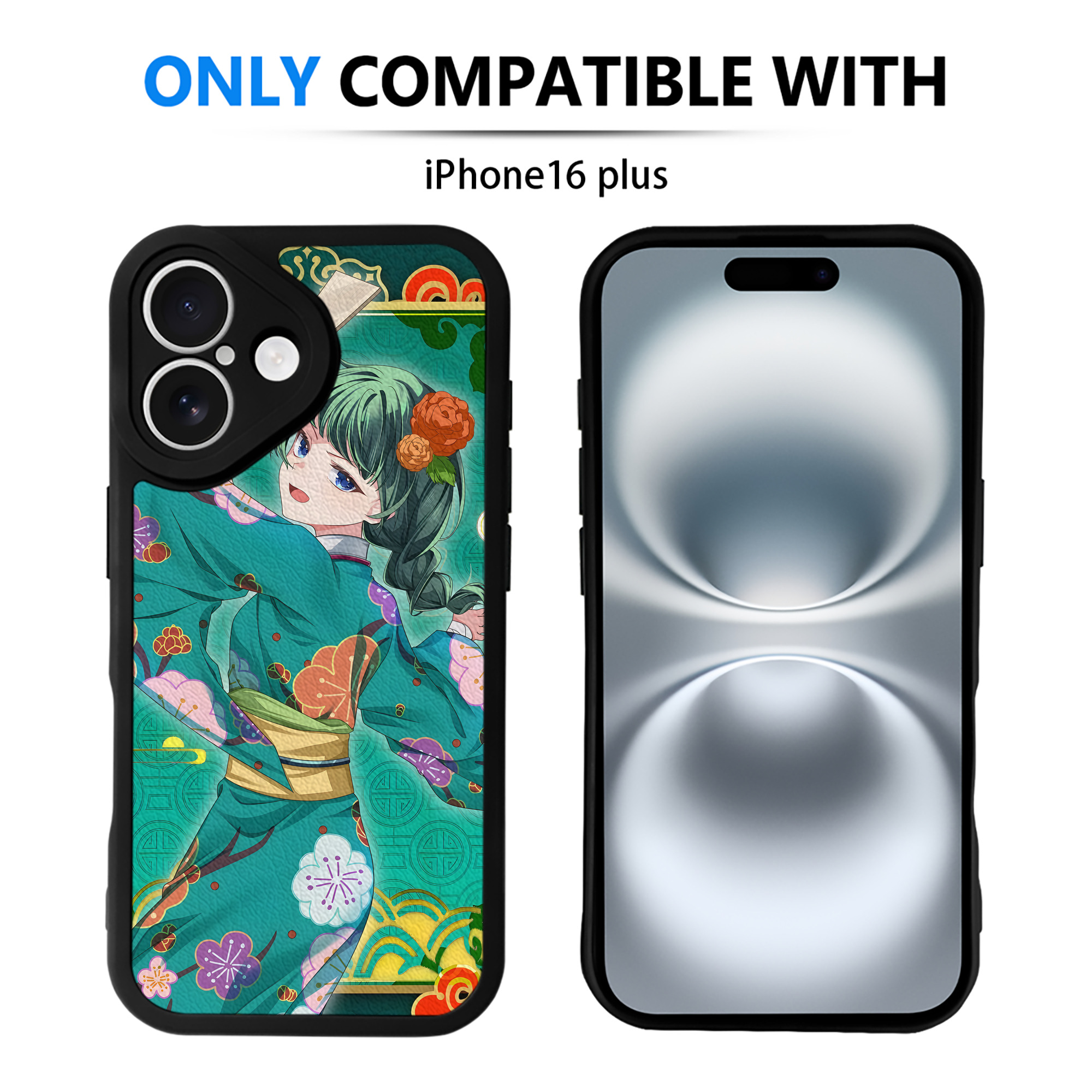 （画像用） 薬屋のひとりごと The Apothecary Diaries 【iPhone 16シリーズ対応】シリコンスマホケース（レザー調） 材質：シリコン
